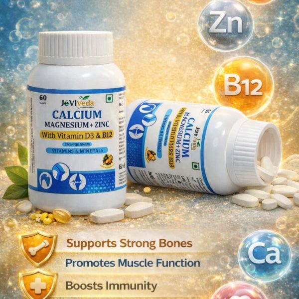 CALCIUM, MAGNESIUM+ZINC WITH VITAMIN D3 & B12 TABLETS