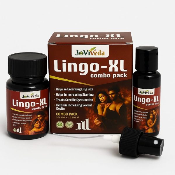 LINGO-XL COMBO PACK ( 30 CAPSULES & 30 ML PENILE MASSAGE OIL )